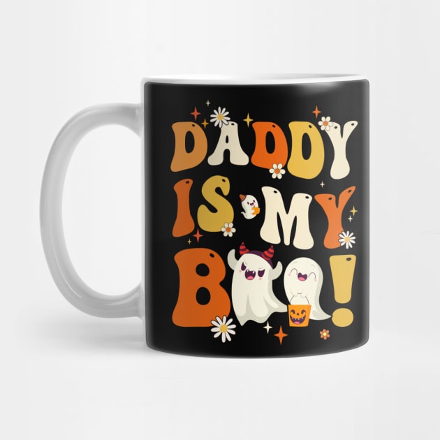 Groovy Daddy Is My Boo Halloween Boys Girls Kids Youth by James Green